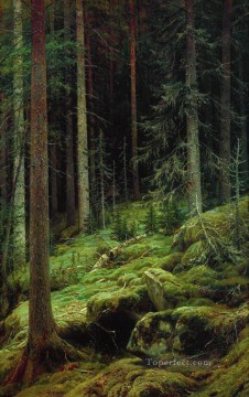 イワン・イワノビッチ・シーシキン Painting - 茂み 1881 古典的な風景 イワン・イワノビッチ